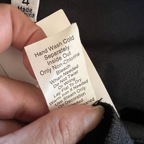 Cabi Jacket Womens 4 Charcoal Turkish Delight Embroidered Beaded Military - Picture 10 of 10